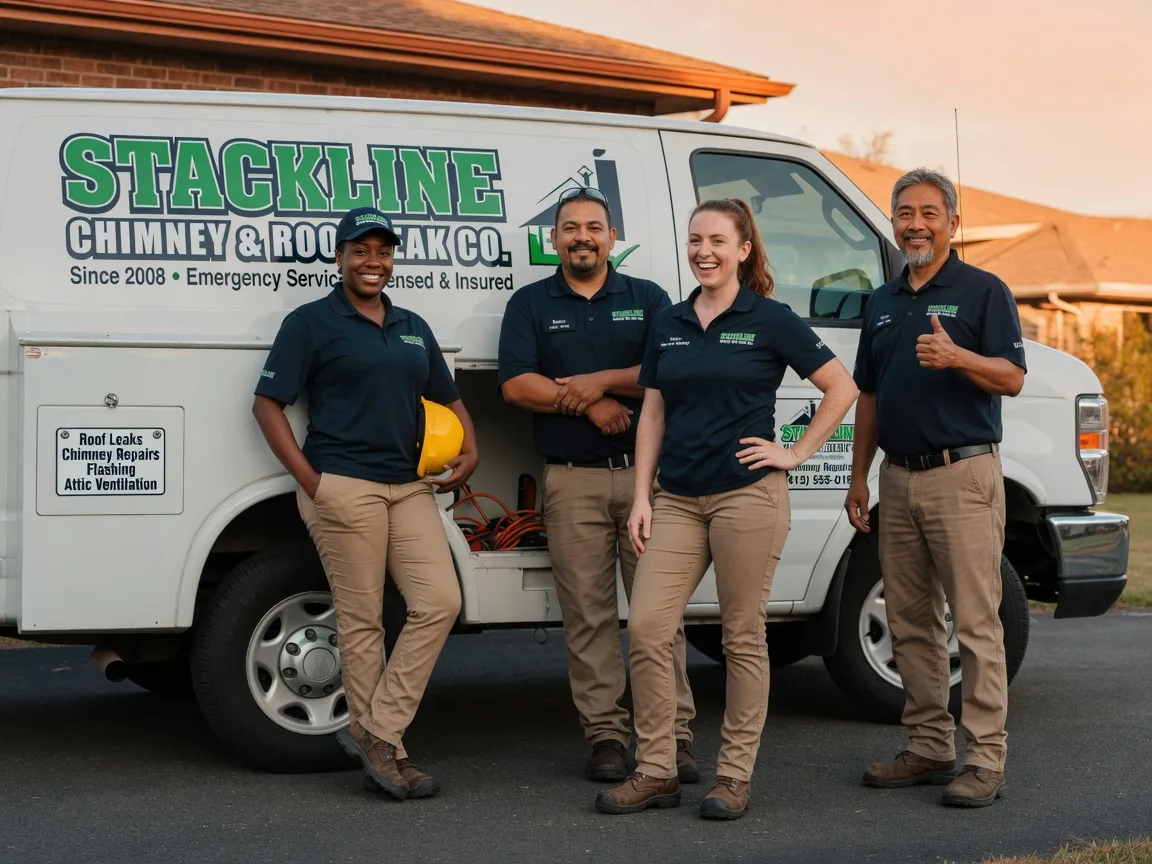 Chimney flashing repair company in Strawn, TX